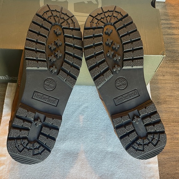 NIB TIMBERLAND FIELD LACE UP NUBUCK MENS/BOYS BOOTS SIZE 6 BROWN - Picture 13 of 17